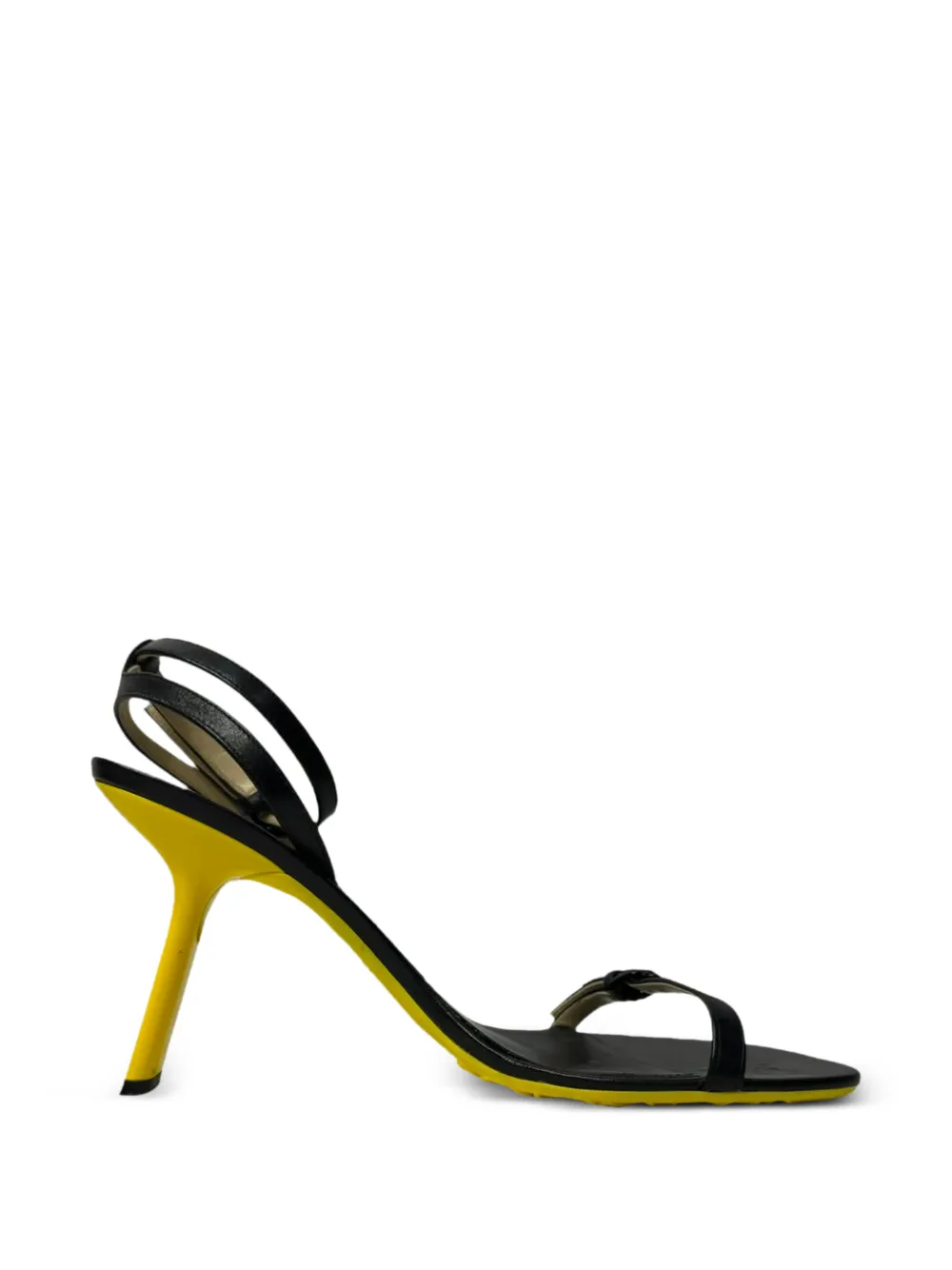 Loewe Pre-Owned Petal ankle-strap sandals - Schwarz