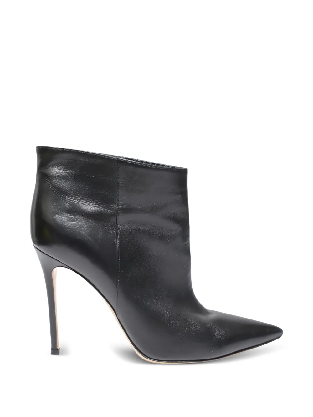 Gianvito Rossi pointed-toe side-zip ankle boots - Nero