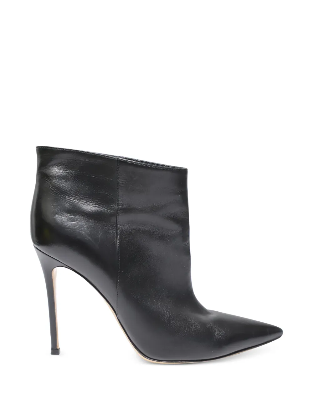 Gianvito Rossi pointed-toe side-zip ankle boots - Schwarz