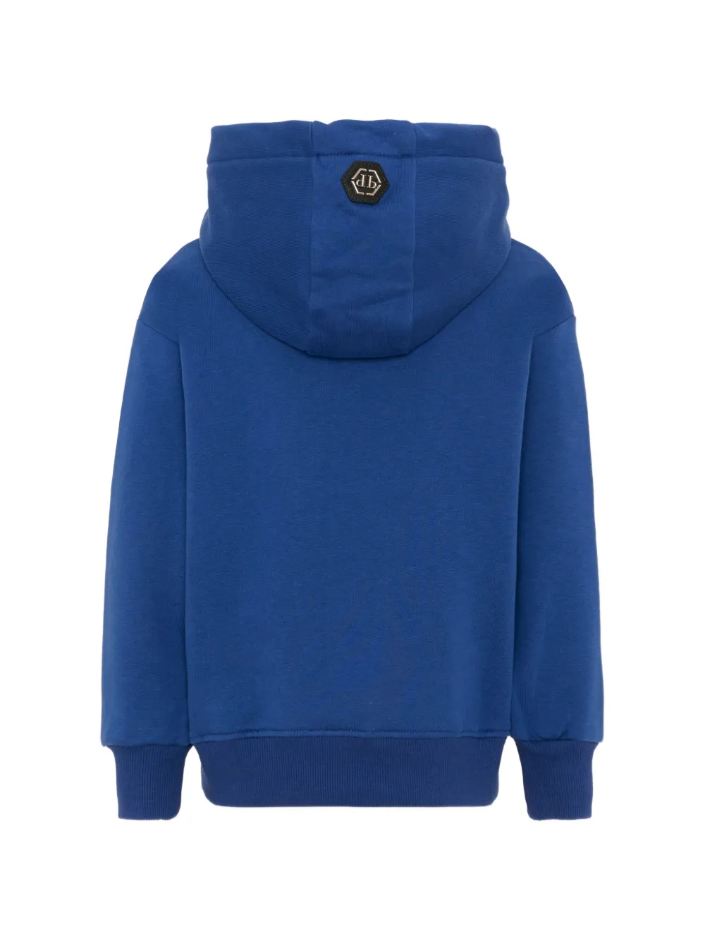 Philipp Plein Junior Hoodie met print Blauw