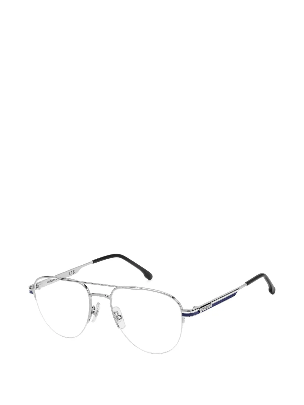 Carrera Bril met semi-randloos pilotenmontuur Zilver