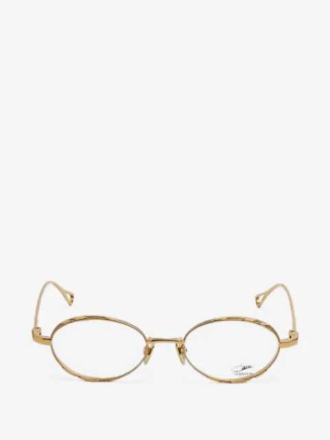 Cazal geometric-frame glasses