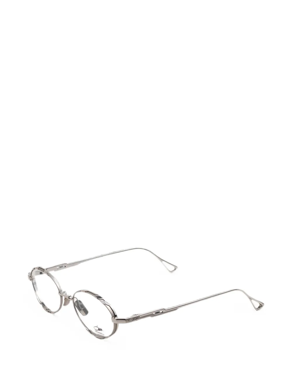 Cazal Bril met geometrisch montuur Zilver