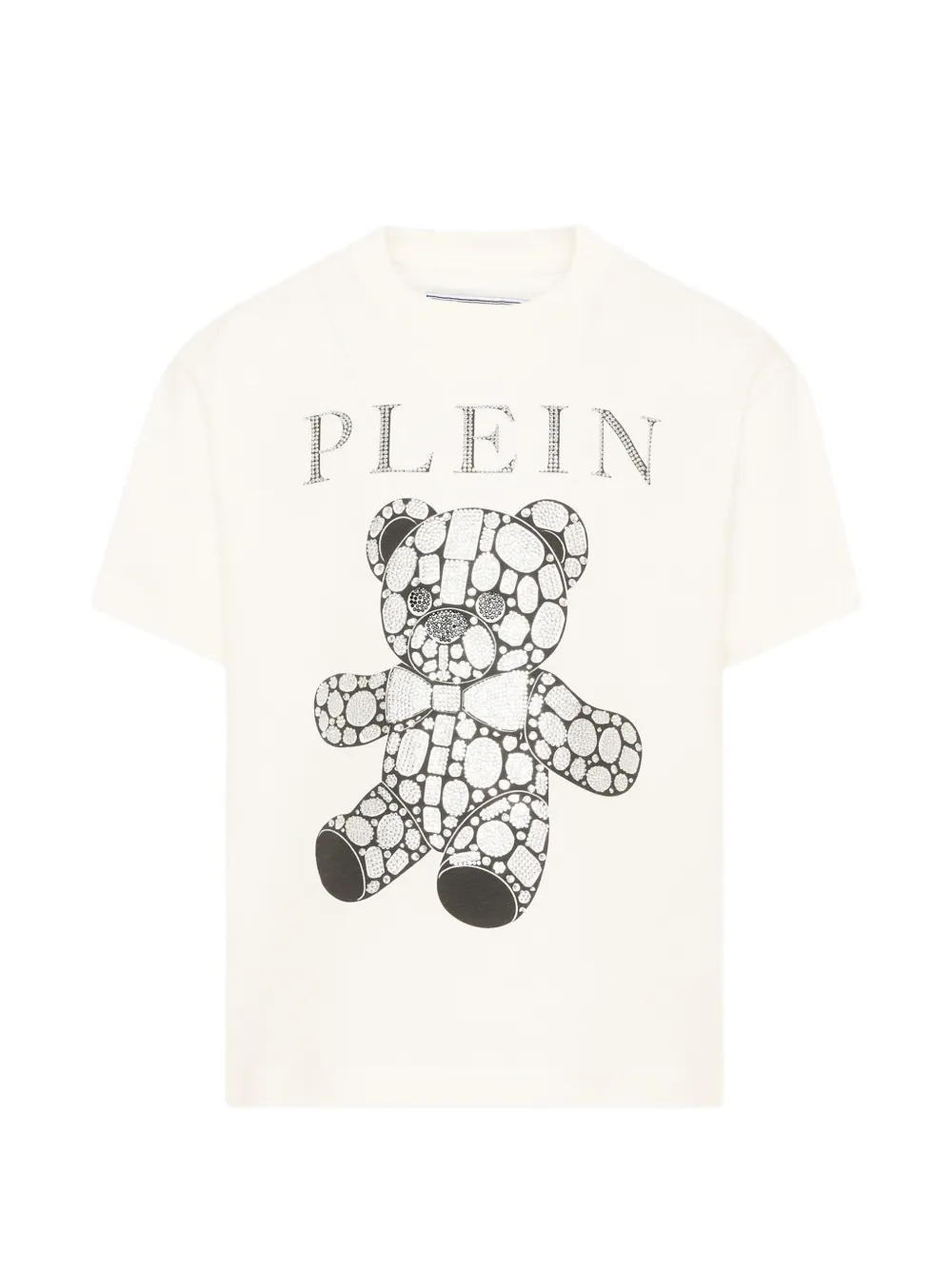 Philipp Plein Junior crystal-embellished T-shirt - Bianco