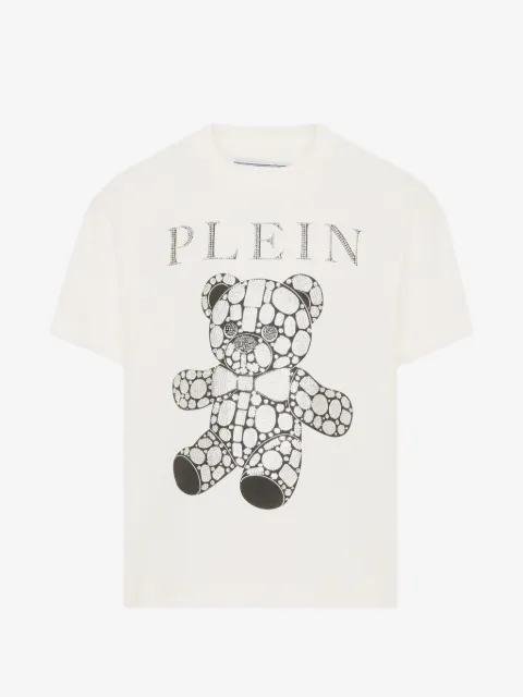 Philipp Plein Junior t-shirt à ornements en cristal