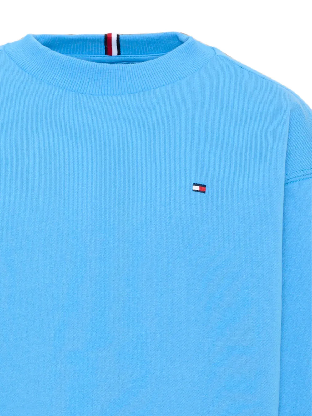 Tommy Hilfiger Junior Sweater met geborduurd logo Blauw
