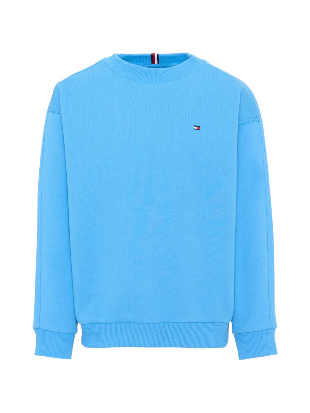 Tommy Hilfiger Junior logo-embroidered sweatshirt - Blau