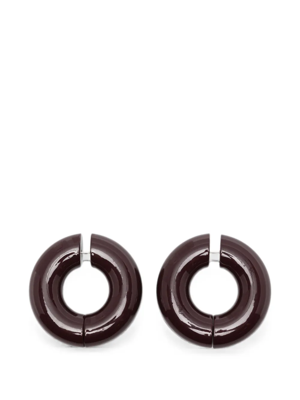 Uncommon Matters Strato hoop earrings - Brown