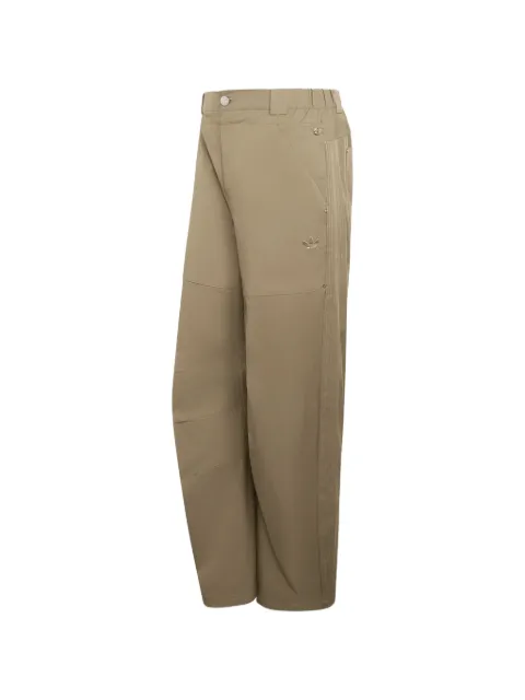 adidas logo-embroidered trousers