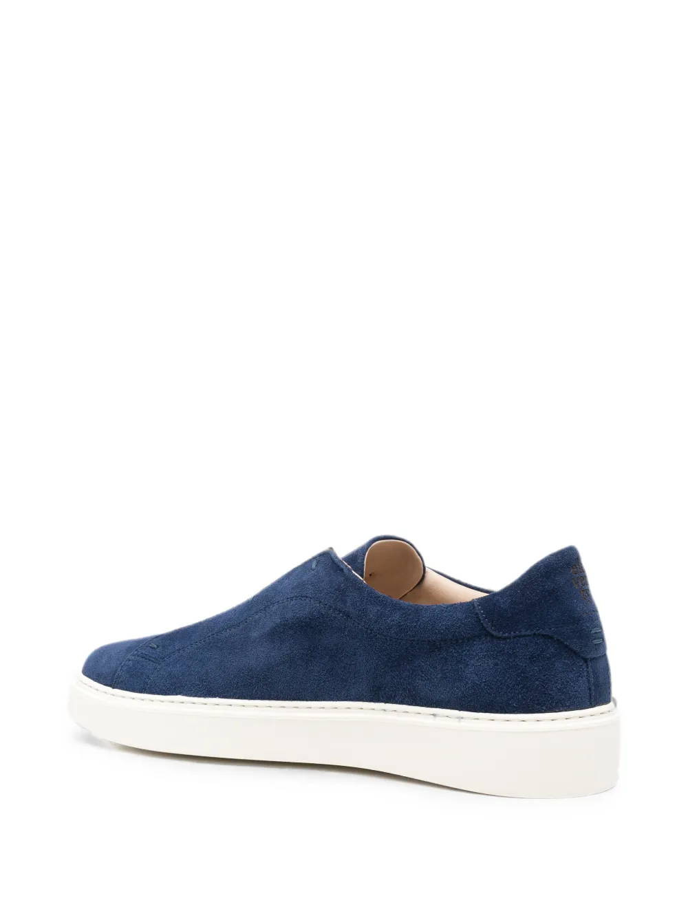 Eleventy suede slip-on sneakers Blauw