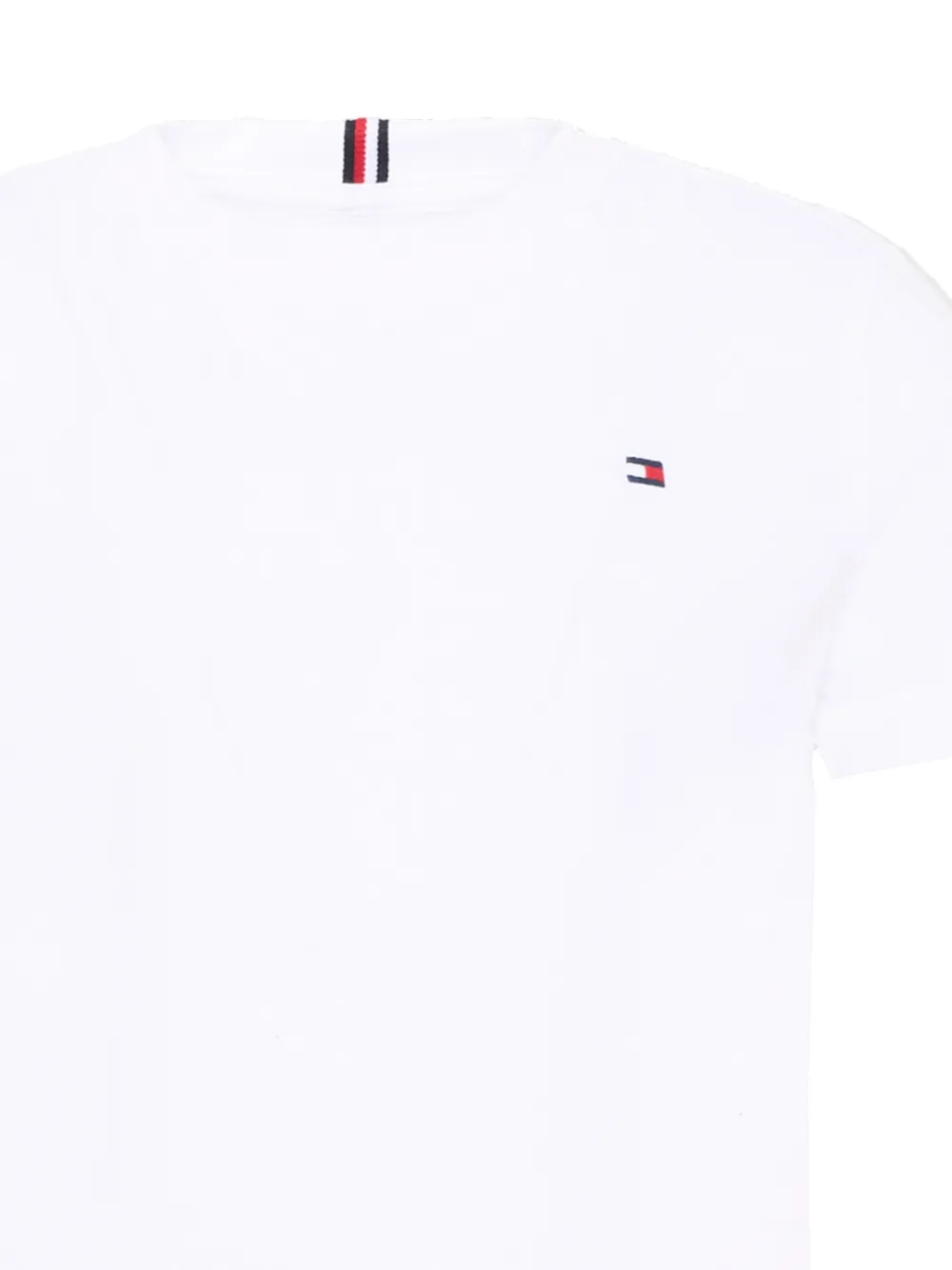 Tommy Hilfiger Junior T-shirt met geborduurd logo Wit