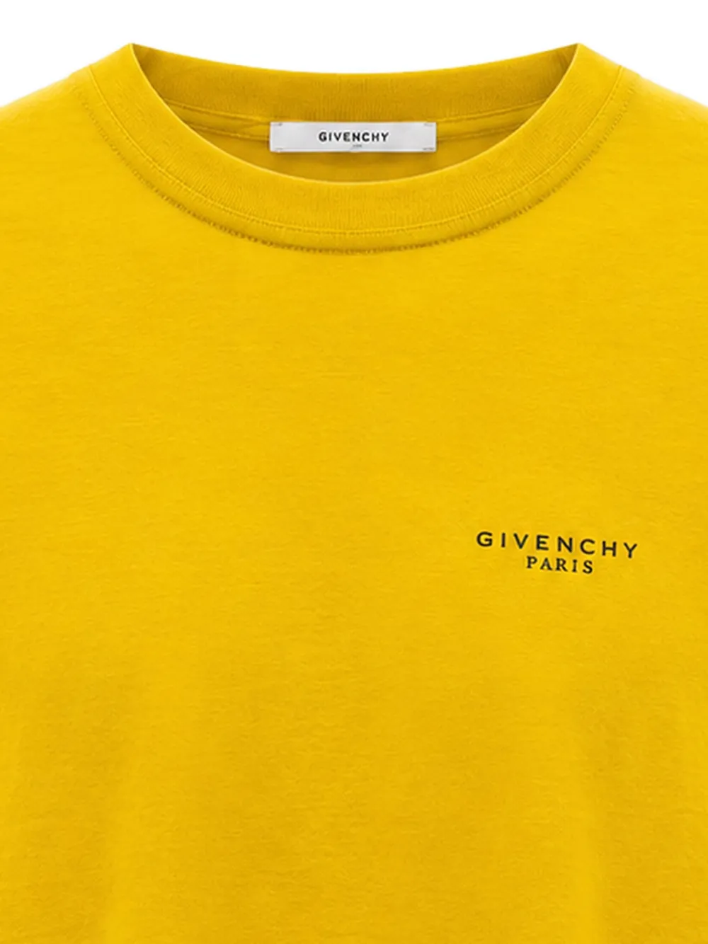 Givenchy T-shirt met logoprint Geel