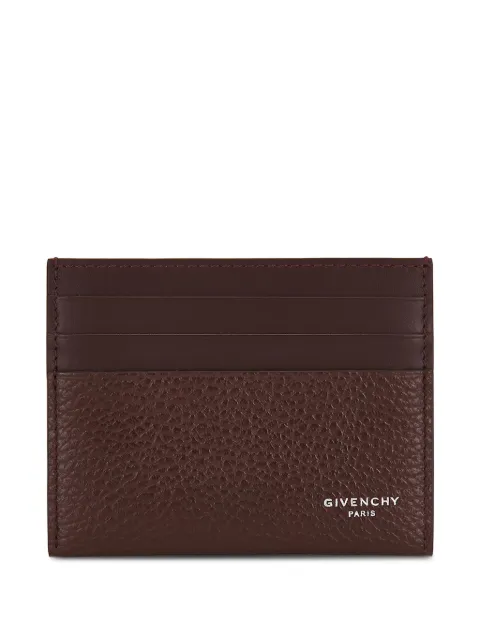 Givenchy card holder in grained leather