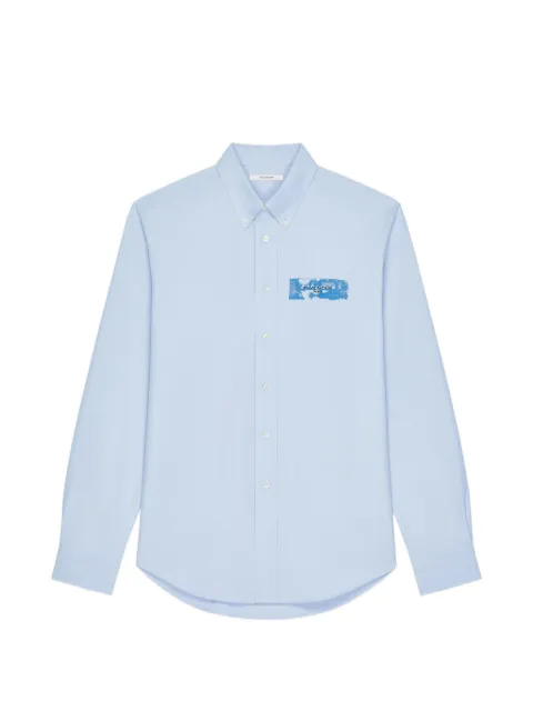 Givenchy camisa de popelina con estampado Givenchy Paris Paint