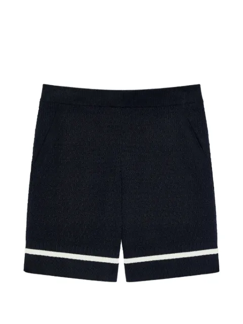 Givenchy bermuda shorts in knit with Givenchy Paris embroidery
