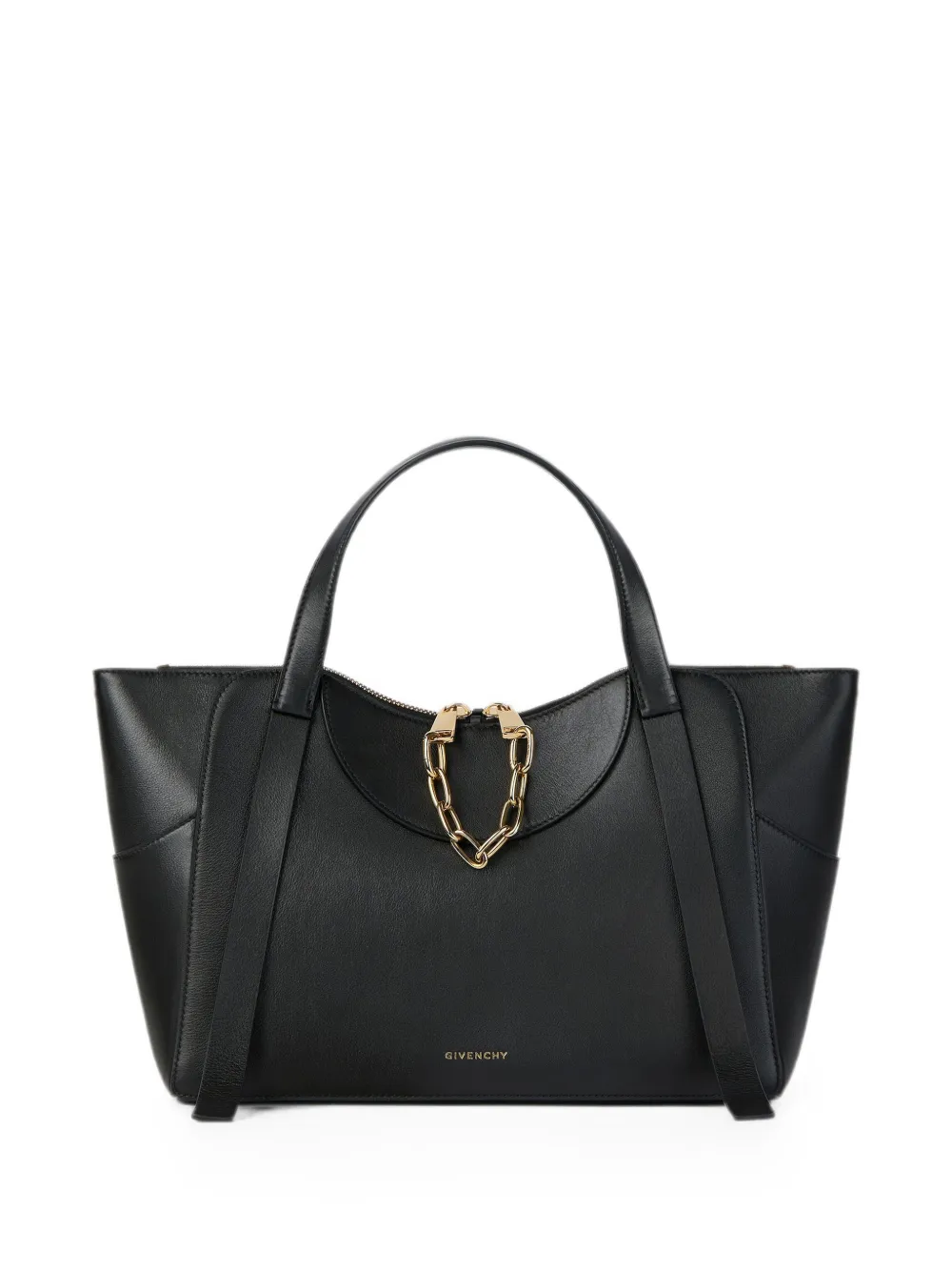 Givenchy medium The Snatch bag in grained leather - Nero