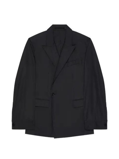 Givenchy couture seam double-breasted regular jacket in poplin