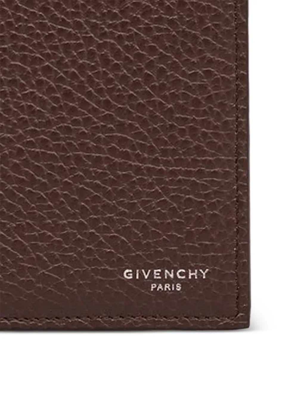 Givenchy Portemonnee van bewerkt leer Bruin