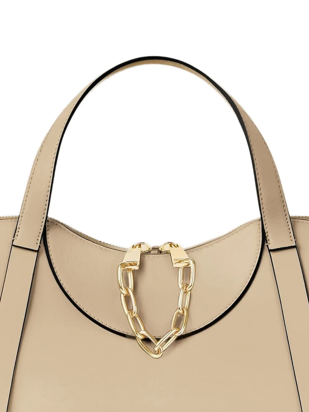 Givenchy Medium The Snatch tas van bewerkt leer Beige
