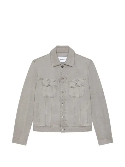 Givenchy crease-effect denim jacket