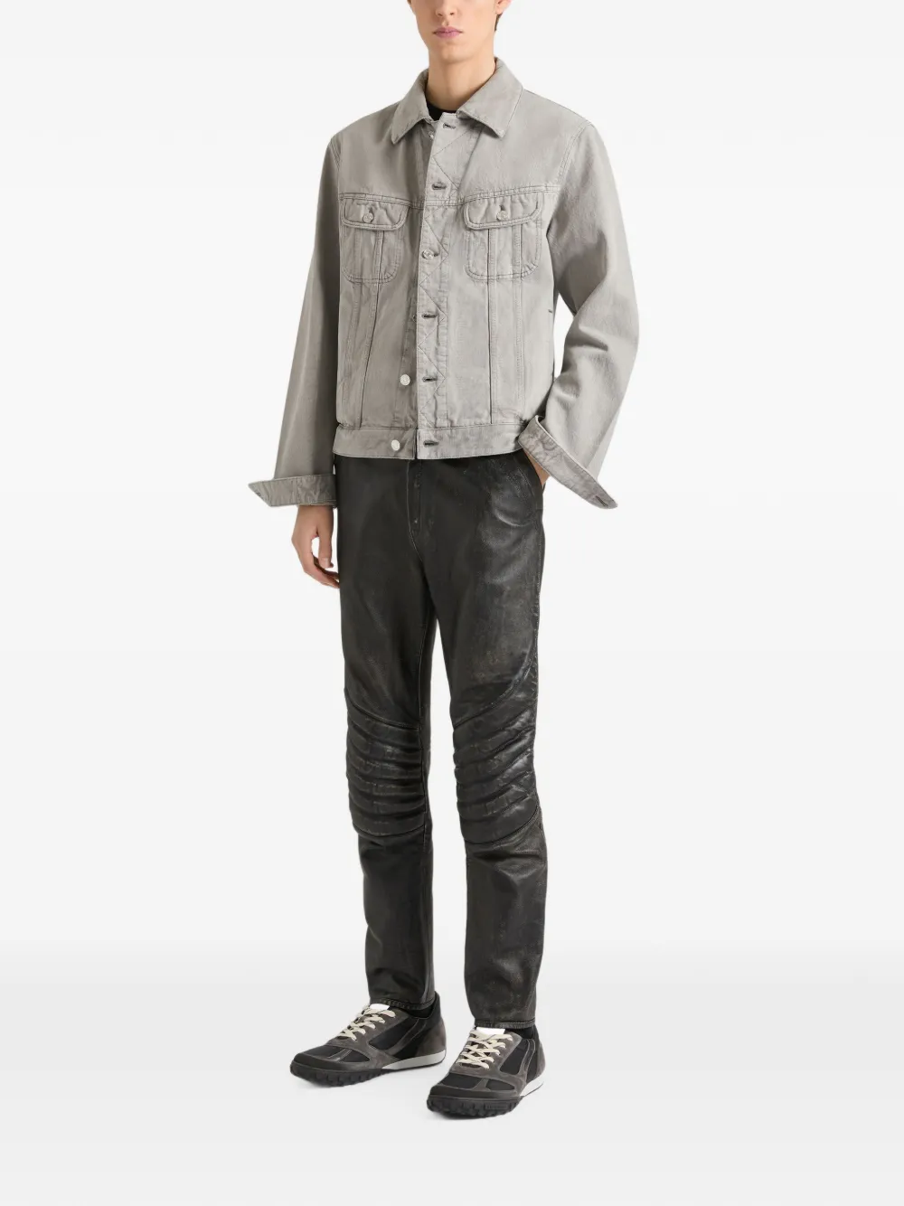 Givenchy Denim jack Grijs
