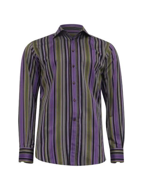Etro Vintage 2020s striped button-down shirt