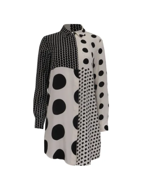 Sportmax Vintage polka-dot shirt dress