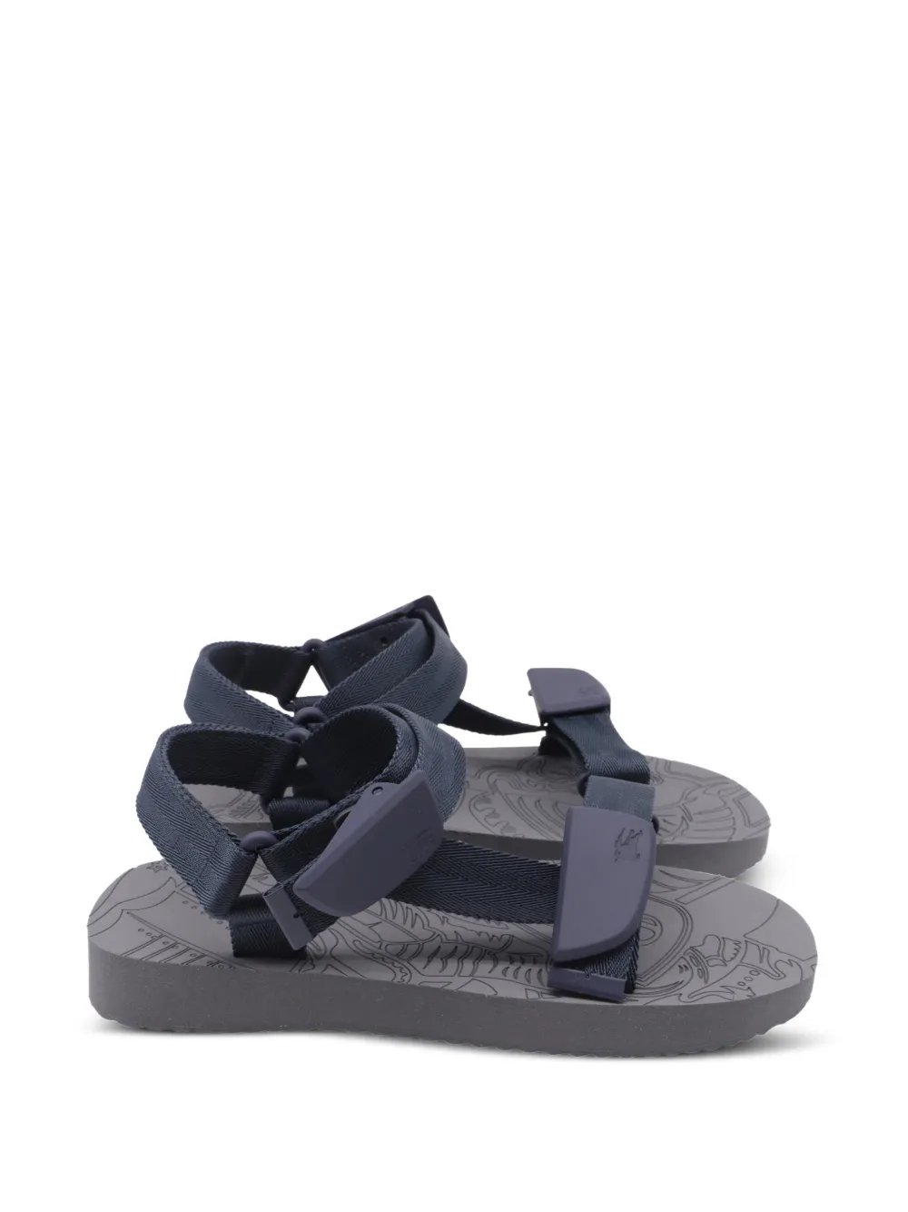Burberry Pre-Owned Trek slingback sandals - Blu