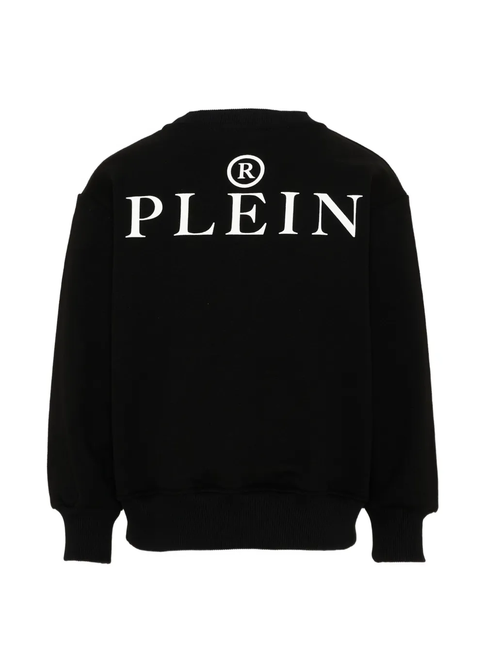 Philipp Plein Junior Sweater met doodskopprint Zwart
