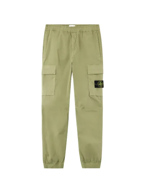 Stone Island pantalones cargo con parche del logo