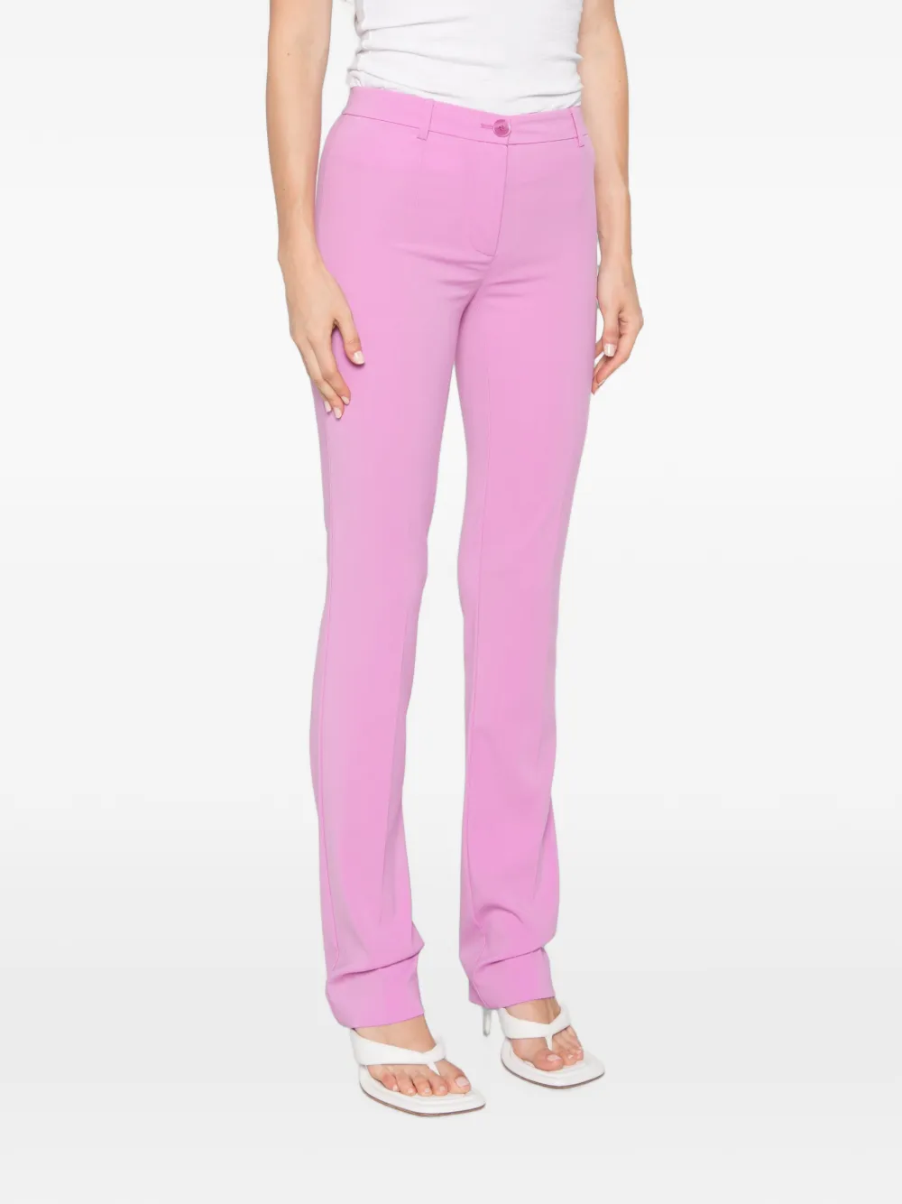 Patrizia Pepe Slim-fit broek Roze