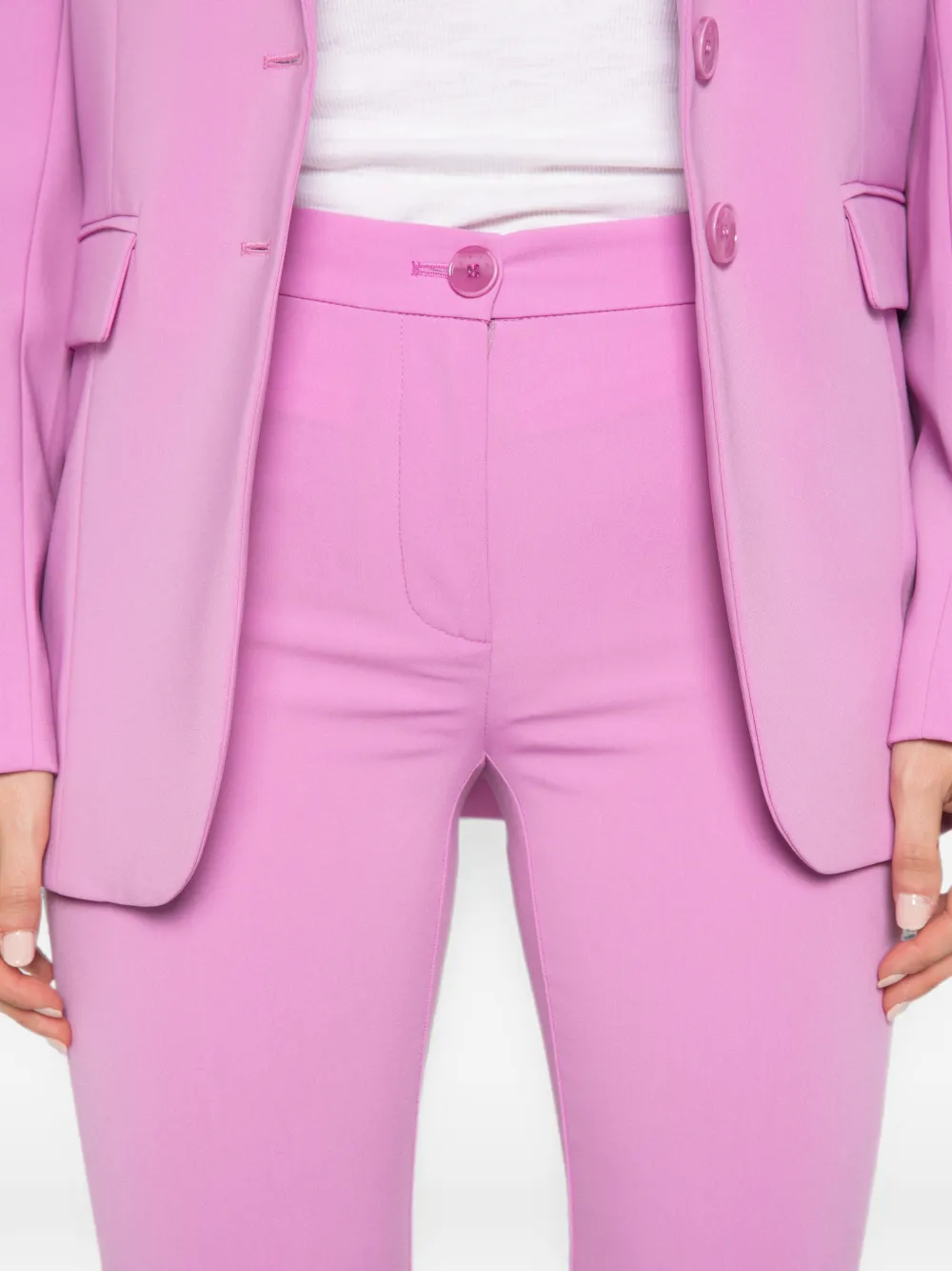 Patrizia Pepe Slim-fit broek Roze