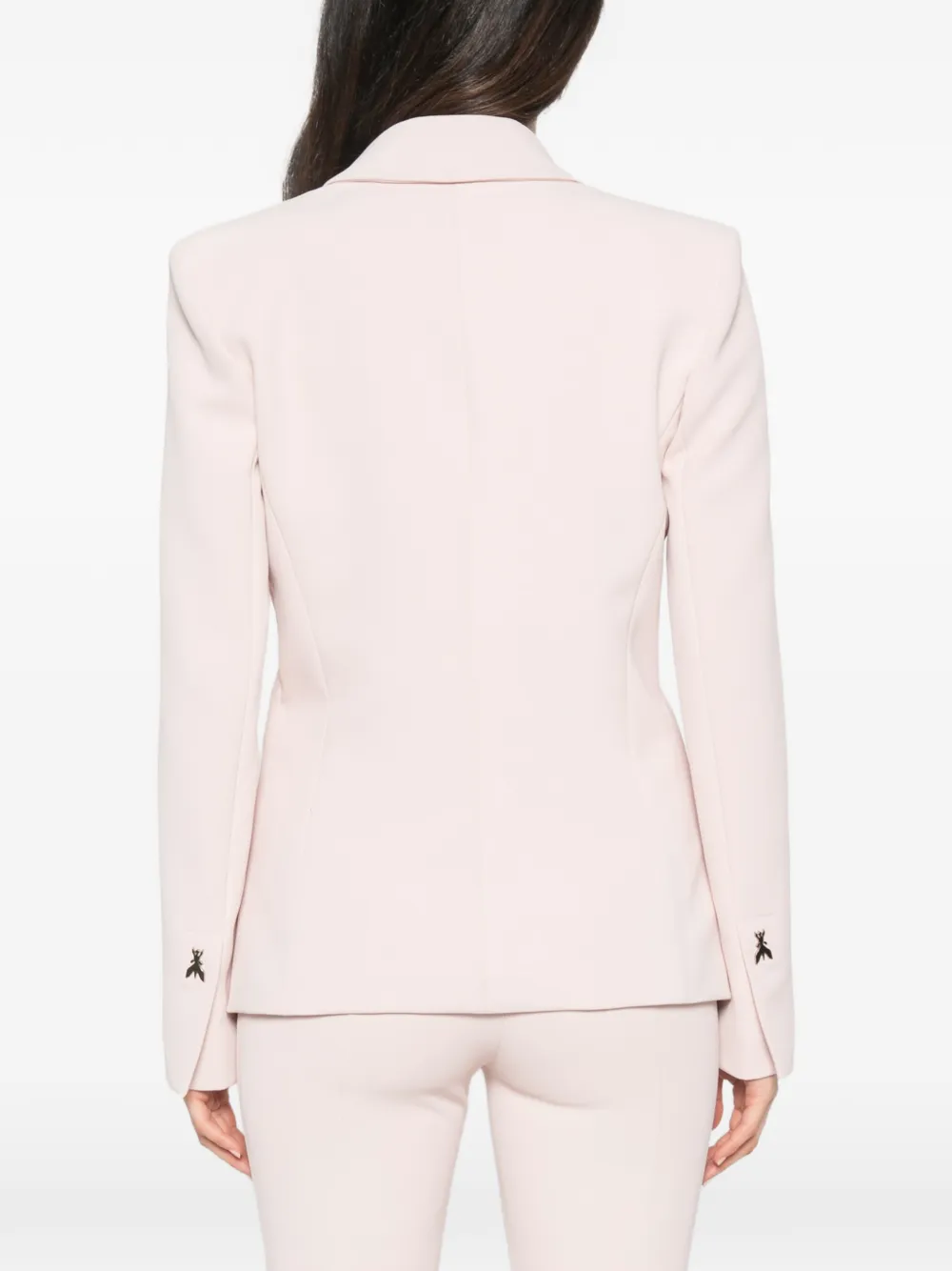 Patrizia Pepe Blazer met enkele rij knopen Roze