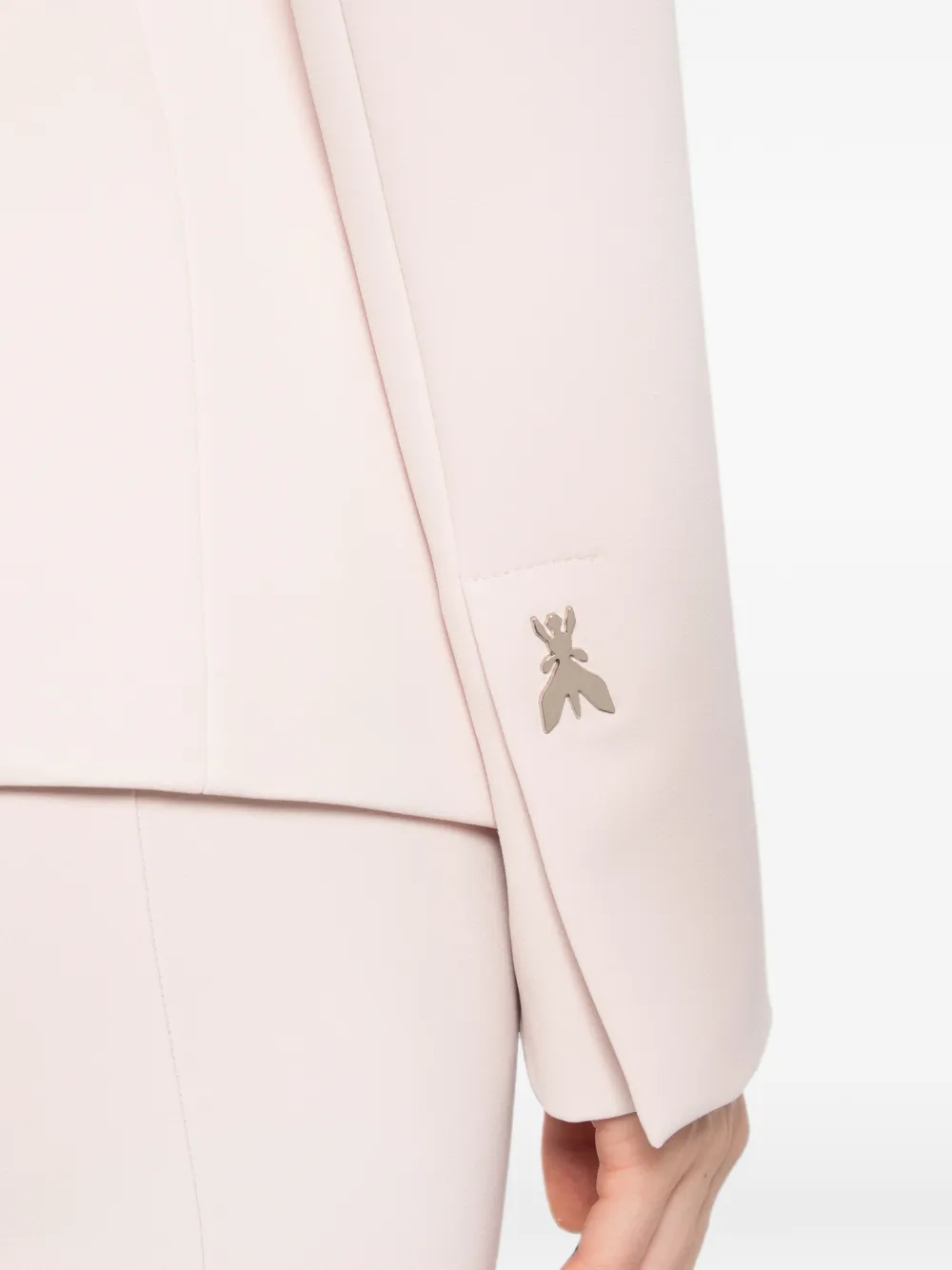 Patrizia Pepe Blazer met enkele rij knopen Roze