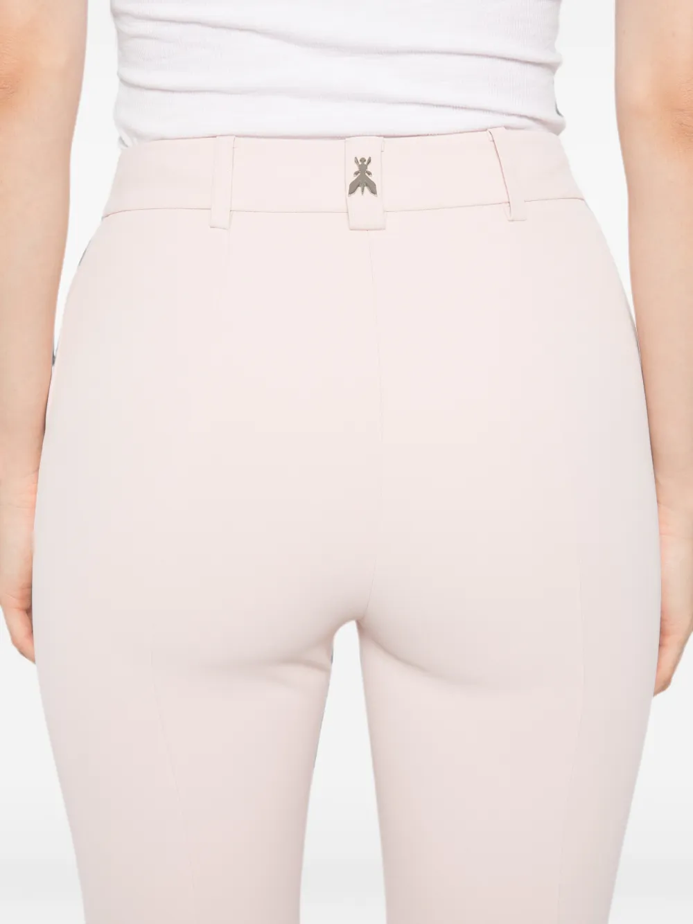 Patrizia Pepe slim-fit trousers Roze