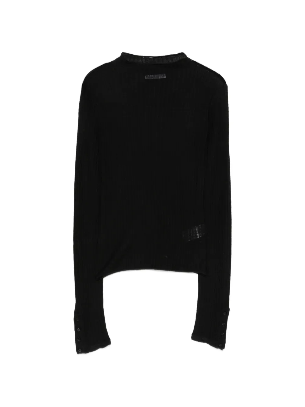 Patrizia Pepe ribbed-knit sweater - Schwarz