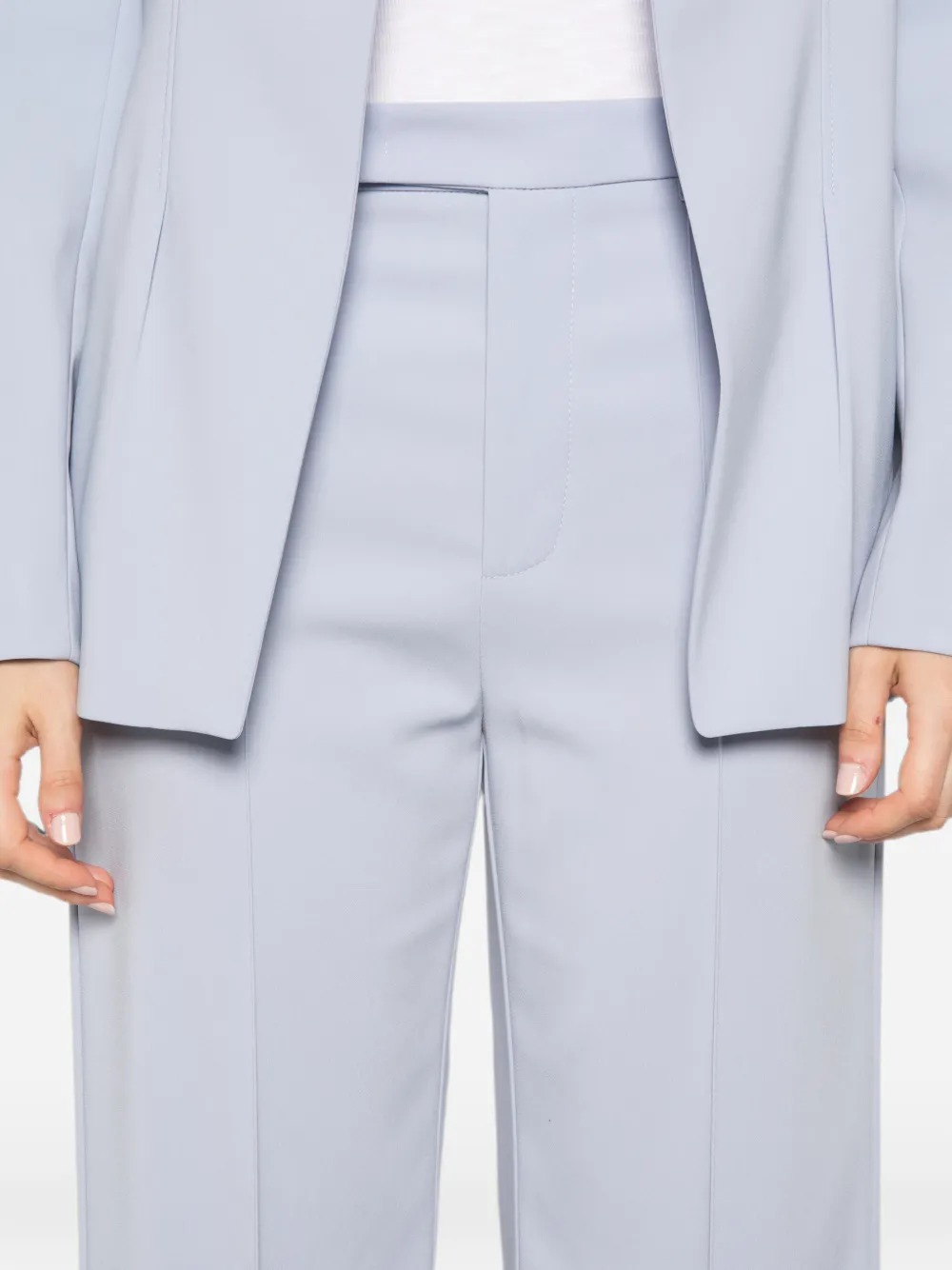 Patrizia Pepe Palazzo plooibroek Blauw