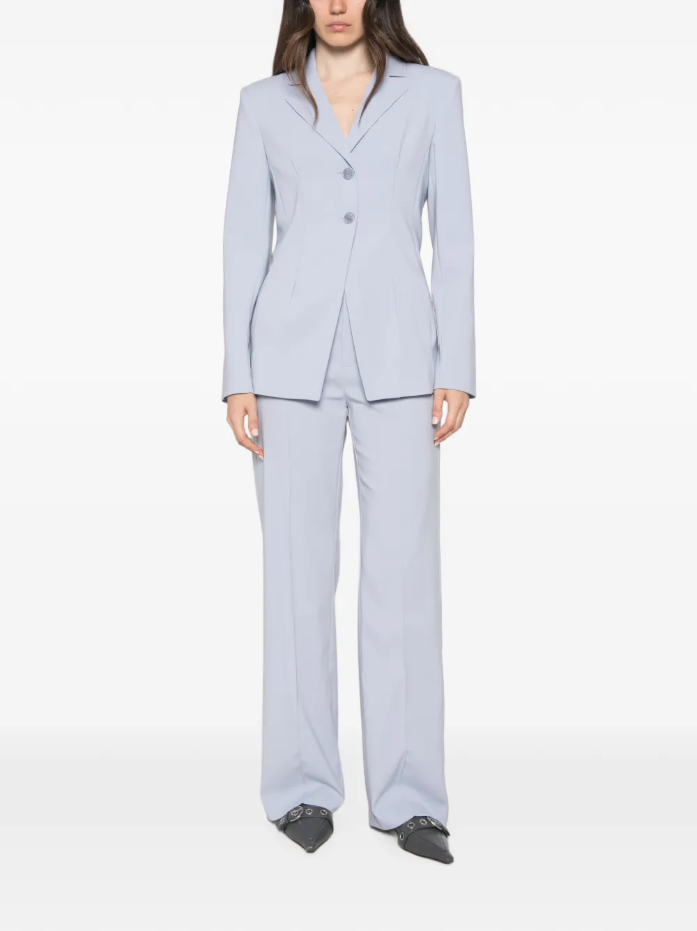 Patrizia Pepe Palazzo plooibroek Blauw