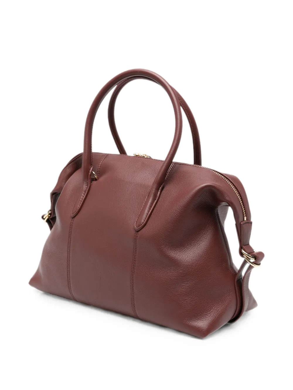 Patrizia Pepe Leren shopper Bruin