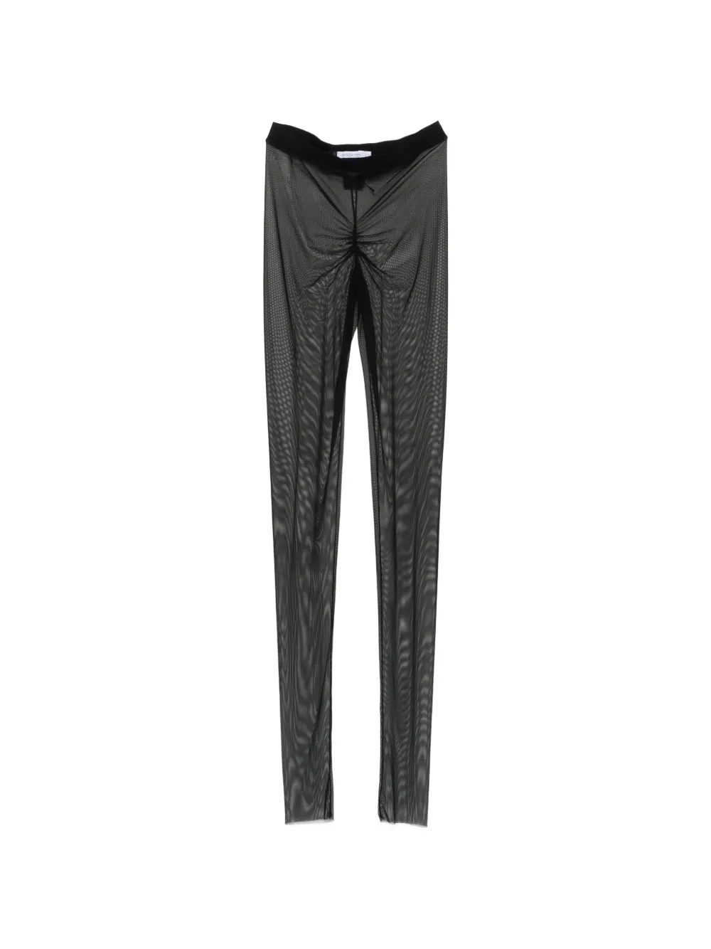 Patrizia Pepe sheer tulle leggings - Schwarz