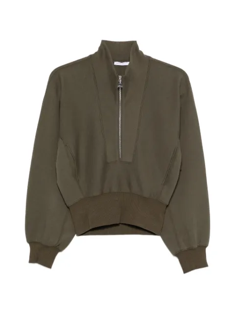 Patrizia Pepe quarter-zip scuba sweatshirt