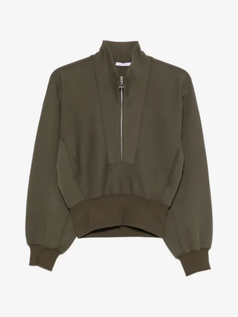 Patrizia Pepe quarter-zip scuba sweatshirt