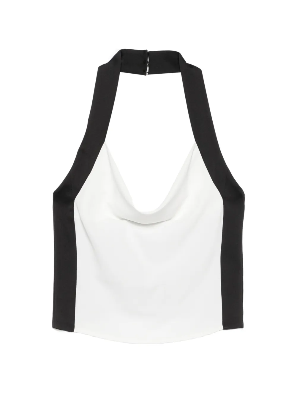 Patrizia Pepe backless halterneck top - Bianco
