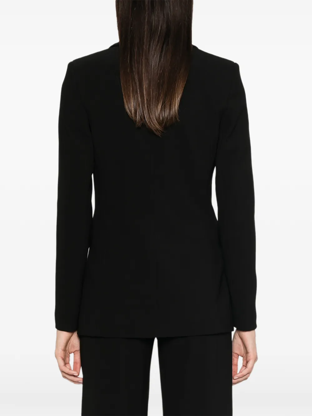 Patrizia Pepe slim-fit stretch blazer Zwart
