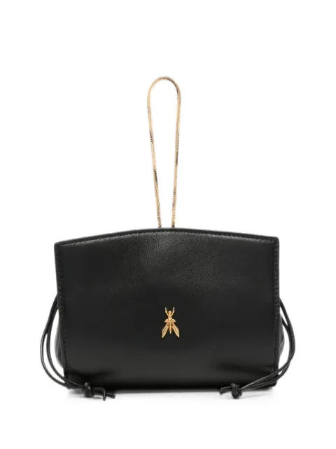 Patrizia Pepe logo-plaque drawstring clutch bag