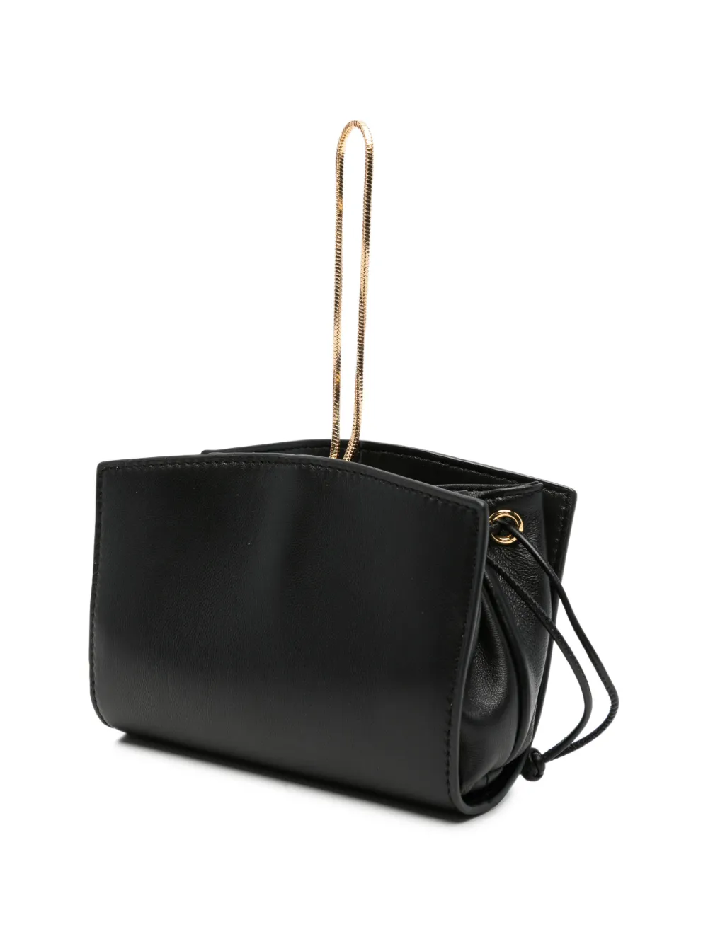 Patrizia Pepe Clutch met logoplakkaat Zwart