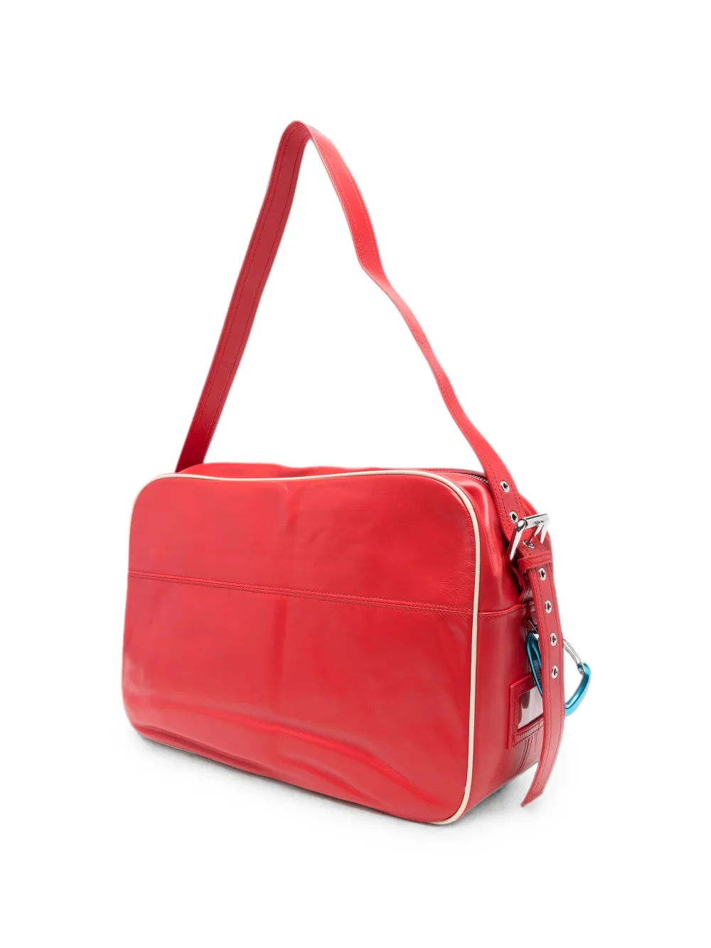Patrizia Pepe Crossbodytas met logo-reliëf Rood