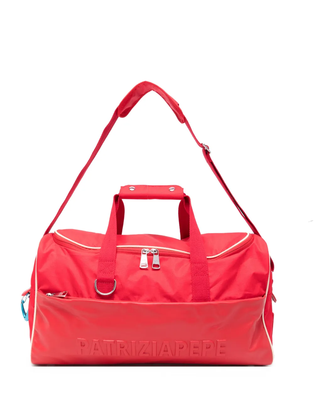 Patrizia Pepe logo-embossed holdall bag - Rot
