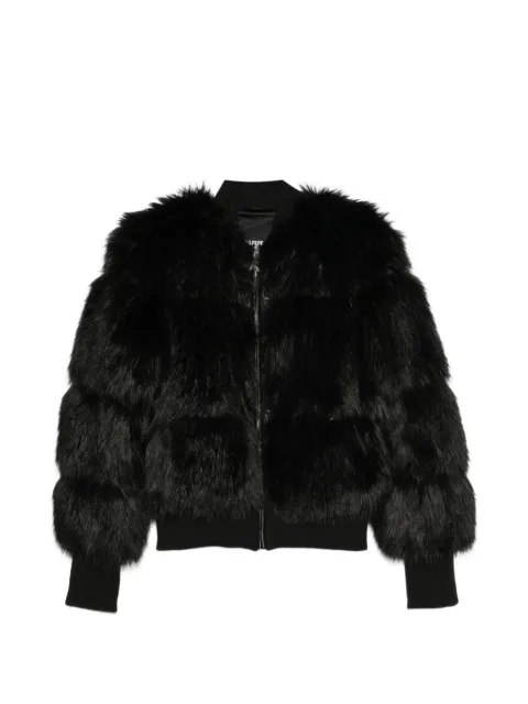 Patrizia Pepe faux-fur bomber jacket