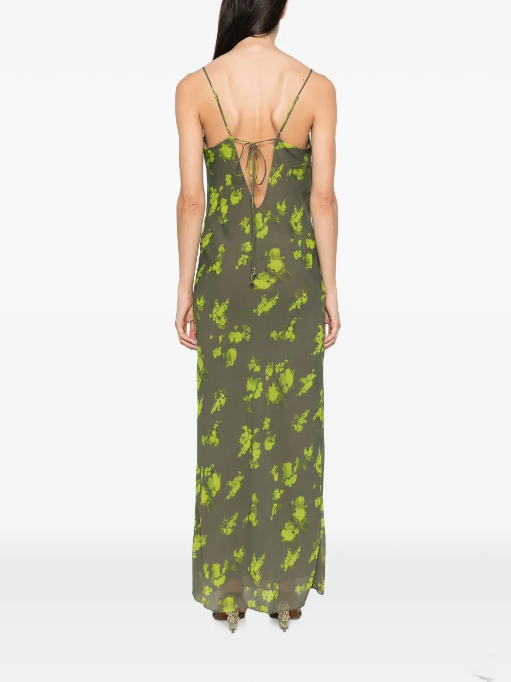 Patrizia Pepe Jurk met bloemenprint Groen